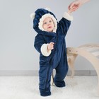 Комбинезон детский KinDerLitto «Веснушка», рост 68-74 см, цвет тёмно-синий - Фото 4