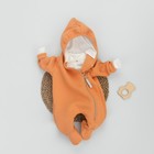 Комбинезон детский KinDerLitto «Карамелле-1», рост 56-62 см, цвет оранжевое солнце - Фото 1