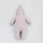 Комбинезон детский KinDerLitto «Карамелле-1», рост 56-62 см, цвет пыльная сирень - Фото 8