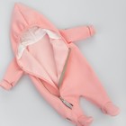Комбинезон детский KinDerLitto «Карамелле-1», рост 56-62 см, цвет цветочный розовый - Фото 4