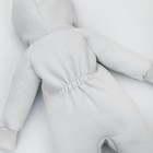 Комбинезон детский KinDerLitto «Карамелле-2», рост 86-92 см, цвет светло-серый - Фото 3