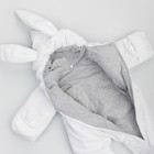 Комбинезон детский KinDerLitto «Лапушка», рост 56-62 см, цвет белый - Фото 5