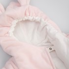 Комбинезон детский KinDerLitto «Лапушка», рост 62-68 см, цвет розовый - Фото 6