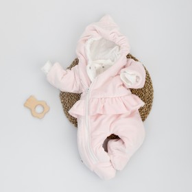 Комбинезон детский KinDerLitto «Леди», рост 56-62 см, цвет розовый