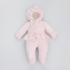 Комбинезон детский KinDerLitto «Леди», рост 56-62 см, цвет розовый - Фото 2