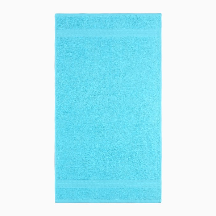 Полотенце махровое 70х140 см, светло-голубой, 440 г/м2, хлопок 100%