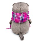 Мягкая игрушка «Басик», в ярко-розовом шарфе, 22 см - Фото 3