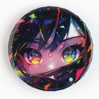 Значок закатной «Глаза неон», d = 38мм - Фото 2