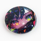 Значок закатной «Глаза неон», d = 38мм - Фото 3