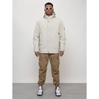 Куртка мужская весенняя, размер 54, цвет светло-серый - Фото 1