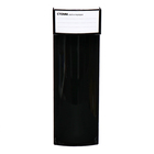 Лоток для бумаг вертикальный СТАММ "Эксперт", черный, ширина 95мм - фото 23975249