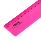 Линейка пластиковая «Стамм», 50 см, непрозрачная, неоновые цвета, МИКС - Фото 2