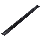 Линейка 50 см, СТАММ, пластиковая, непрозрачная, черная - Фото 2