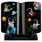 Подставка для книг Стамм "Космонавты", 200 x 200 x 25 мм, пластиковая, МИКС - Фото 2