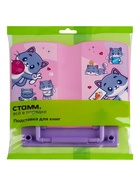 Подставка для книг Стамм «Котики», 200×200×25 мм, пластиковая, МИКС - Фото 6