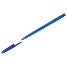 Ручка шариковая СТАММ "111" синяя, узел 1,0мм, тонированный корпус - Фото 1
