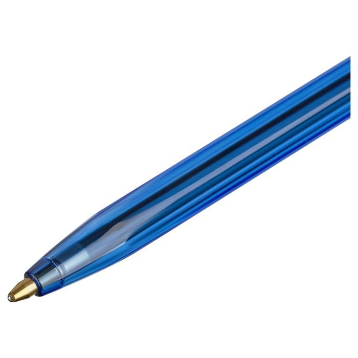 Ручка шариковая СТАММ "111" синяя, узел 1,0мм, тонированный корпус