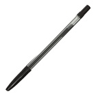 Ручка шариковая, СТАММ "111" черная, узел 1,0мм, тонированный корпус - фото 321513183