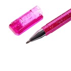 Набор ручек гелевых 6 цветов ErichKrause "G-Cube Stick Glitter" игольчатый узел 1.0 мм, с блестками, микс 10474227 - фото 121414