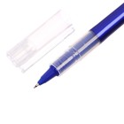Ручка-роллер ErichKrause "Marathon Stick" синяя, узел 0.5 мм, мягкое и тонкое письмо - Фото 4