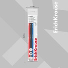 Набор чернографитных карандашей с ластиком 4 штуки ErichKrause "Classic triangle", HB, грифель d=2.2 мм, пластик, трехгранные в пакете, микс 10474248