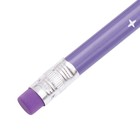 Карандаш чернографитный с ластиком ErichKrause "Space Anime", НВ, грифель d=2,2 мм, пластик, трехгранные в тубусе (комплект 42 шт) - фото 24092780