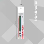 Набор чернографитных карандашей 4 штуки ErichKrause "Deep Classic triangular", HB, грифель d=2.2 мм, дерево, трехгранных, в пакете, микс (комплект 2 шт) - фото 25996131