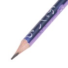 Карандаш чернографитный ErichKrause «Manga», НВ, грифель d=2.2 мм, дерево, трехгранный, в тубусе, микс - Фото 5