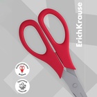 Ножницы ErichKrause EasyCut, 17 см, лезвия из нержавеющей стали, двойная заточка, ударопрочный пластик, МИКС 10474294 - фото 14049692