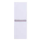 Блокнот на спирали A6 80 листов, клетка, ErichKrause "Brave cats" пластиковая обложка шелкография, блок офсет белизна 100%, фиолетовый - фото 24092833