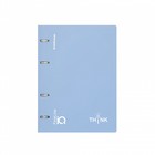 Тетрадь на кольцах А5 100 листов клетка ErichKrause IQ FineLine Symbol пластиковая обложка голубой, блок офсет 80 г/м², белизна 100% микс - фото 9665362