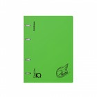 Тетрадь на кольцах А5 100 листов клетка ErichKrause IQ FineLine Motion пластиковая обложка зеленая, блок офсет 80 г/м², белизна 100% микс - Фото 5