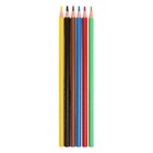 Карандаши 6 цветов ErichKrause "Color Friends", пластик, трехгранные, европодвес - Фото 3