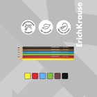 Карандаши 6 цветов ErichKrause "Color Friends", пластик, трехгранные, европодвес (комплект 2 шт) - фото 26995269
