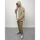 Куртка мужская весенняя, размер 56, цвет бежевый - Фото 12