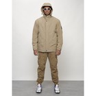 Куртка мужская весенняя, размер 56, цвет бежевый - Фото 5