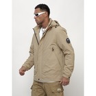 Куртка мужская весенняя, размер 56, цвет бежевый - Фото 8