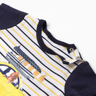 Песочник детский, цвет желтый-полоска, рост 62 (1-3 мес) - фото 24004384