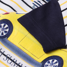 Песочник детский, цвет желтый-полоска, рост 62 (1-3 мес) - фото 24004385