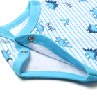 Боди детское, цвет белый, рост 56 (0-1 мес) - фото 24004447