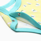 Боди детское, цвет желтый, рост 62 (1-3 мес) - фото 24004471