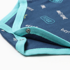 Боди детское, цвет синий, рост 62 (1-3 мес) - фото 24004491