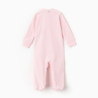 Комбинезон детский, цвет розовый, рост 74 (6-9 мес) - фото 24076430