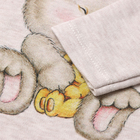 Боди детское, цвет бежевый-меланж, рост 74 (6-9 мес) - фото 26030050