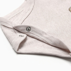 Боди детское, цвет бежевый-меланж, рост 74 (6-9 мес) - фото 26030051