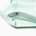 Боди детское, цвет мятный, рост 62 (1-3 мес) - Фото 4