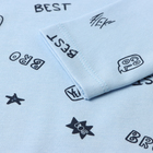 Боди детское, цвет голубой, рост 62 (1-3 мес) - фото 24076468