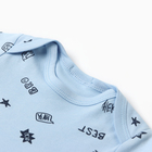 Боди детское, цвет голубой, рост 80 (9-12 мес) - фото 24076477