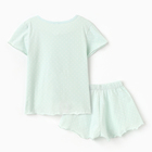 Пижама детская, цвет ментол, рост 122-128 см - фото 24076484