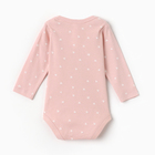 Боди детское, цвет розовый, рост 62 (1-3 мес) - фото 24444016